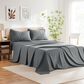 Sanders Collection Premium Bamboo 4-Piece Full Sheet Set in Grey, , large