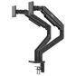 MSI Full-Motion Dual Monitor Desk Mount for 17 to 45" Displays in Matte Black, , large