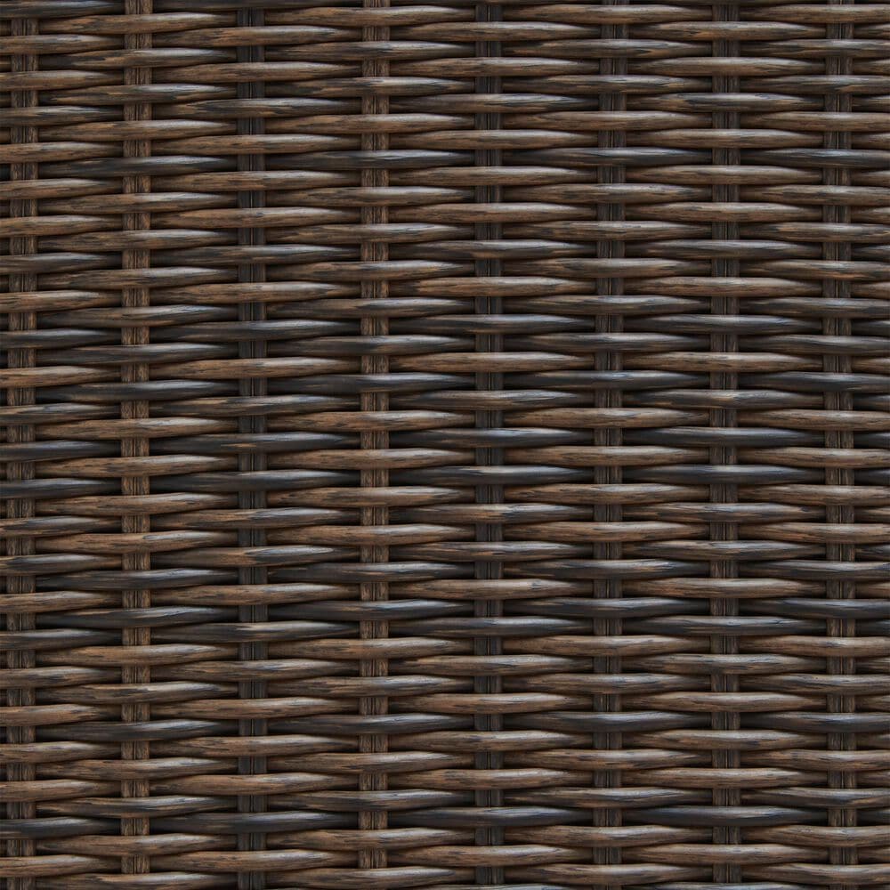 Ashley Monterey Point Round Fire Pit Table in Dark Brown, , large