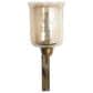 Maple and Jade Handmade Pillar Indoor/Outdoor Wall Sconce in Matte Bronze, , large
