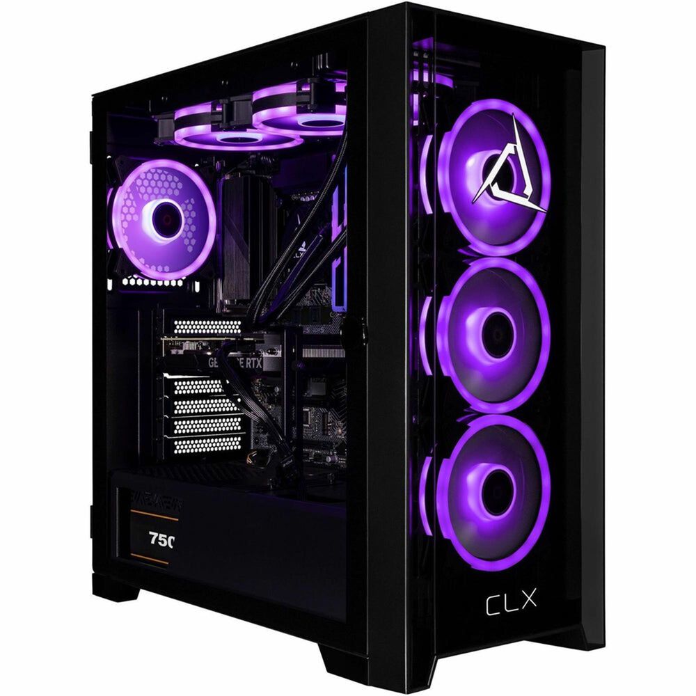 CLX Set Gaming Desktop | Intel Core i7 14700KF - 32GB RAM - NVIDIA Geforce RTX 5070 Graphics - 2TB SSD in Black, , large