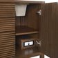 James Martin Vanities Myrrin 60" Double Vanity in Mid Century Walnut with 3 cm Arctic Fall Solid Surface Top, , large