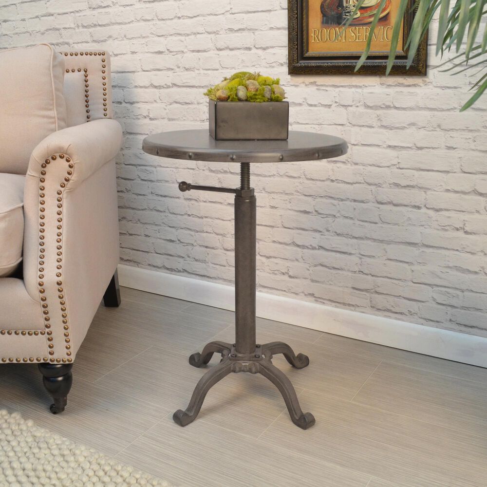 Carolina Chair and Table Irene Adjustable Vintage Table in Industrial, , large