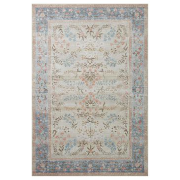 Rifle Paper Co. Palais 2"3" x 3"9" Light Blue Area Rug, , large