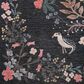 Rifle Paper Co Maison Tuileries 2"6" x 7"6" Black Runner, , large