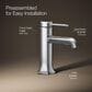 Kohler Occasion Single-Handle Bathroom Sink Faucet in Polished Chrome, , large