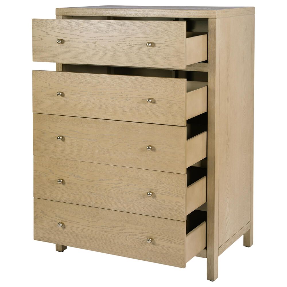 Butler Specialty Company Nora 5-Drawer Tall Dresser in Light Oak, , large
