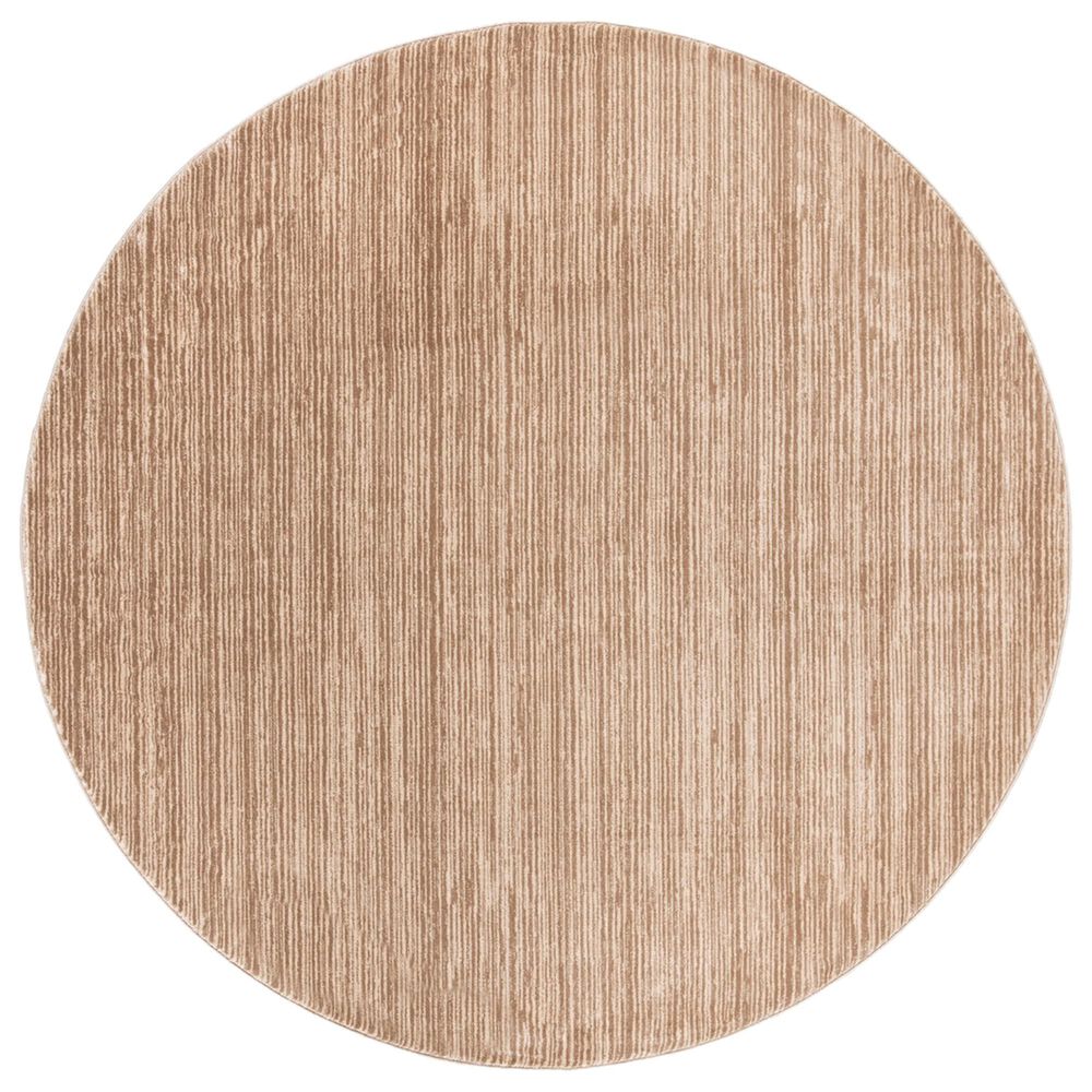Safavieh Vision 11" Round Light Brown Area Rug, , large