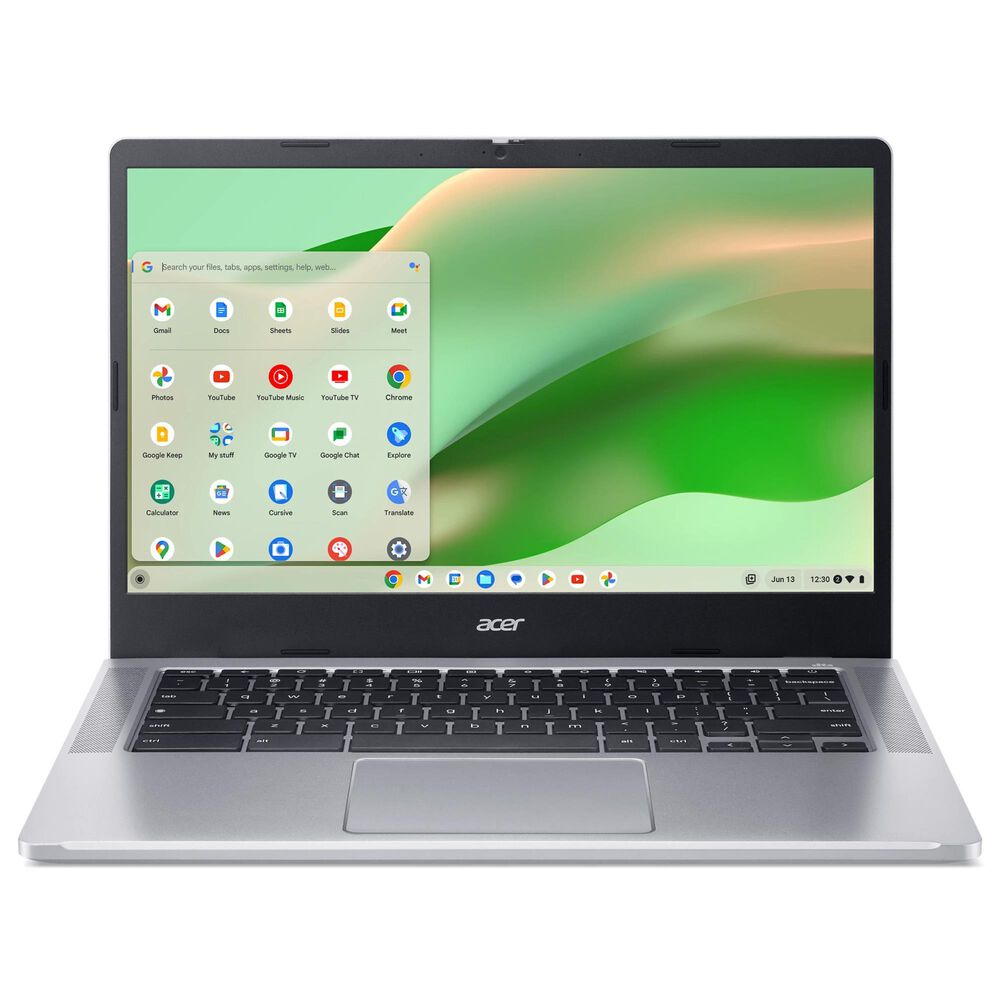 Acer Chromebook 314 14" Laptop | Intel N-Series N100 - 4GB RAM - Intel UHD Graphics - 128GB eMMC in Silver, , large