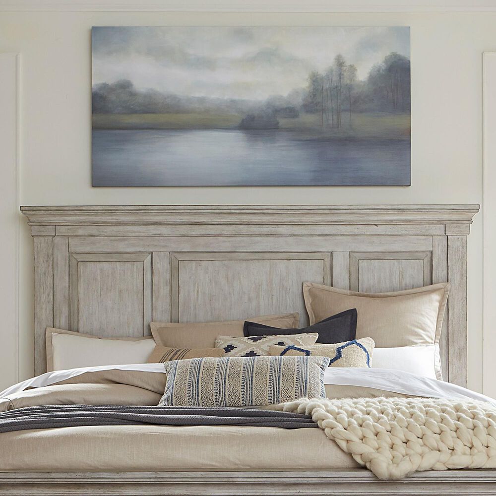 Belle Furnishings Heartland King Panel Bed in Antique White, , large