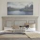 Belle Furnishings Heartland King Panel Bed in Antique White, , large