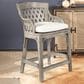 Office Star Products Plantation 24" Counter Stool in Grey, , large