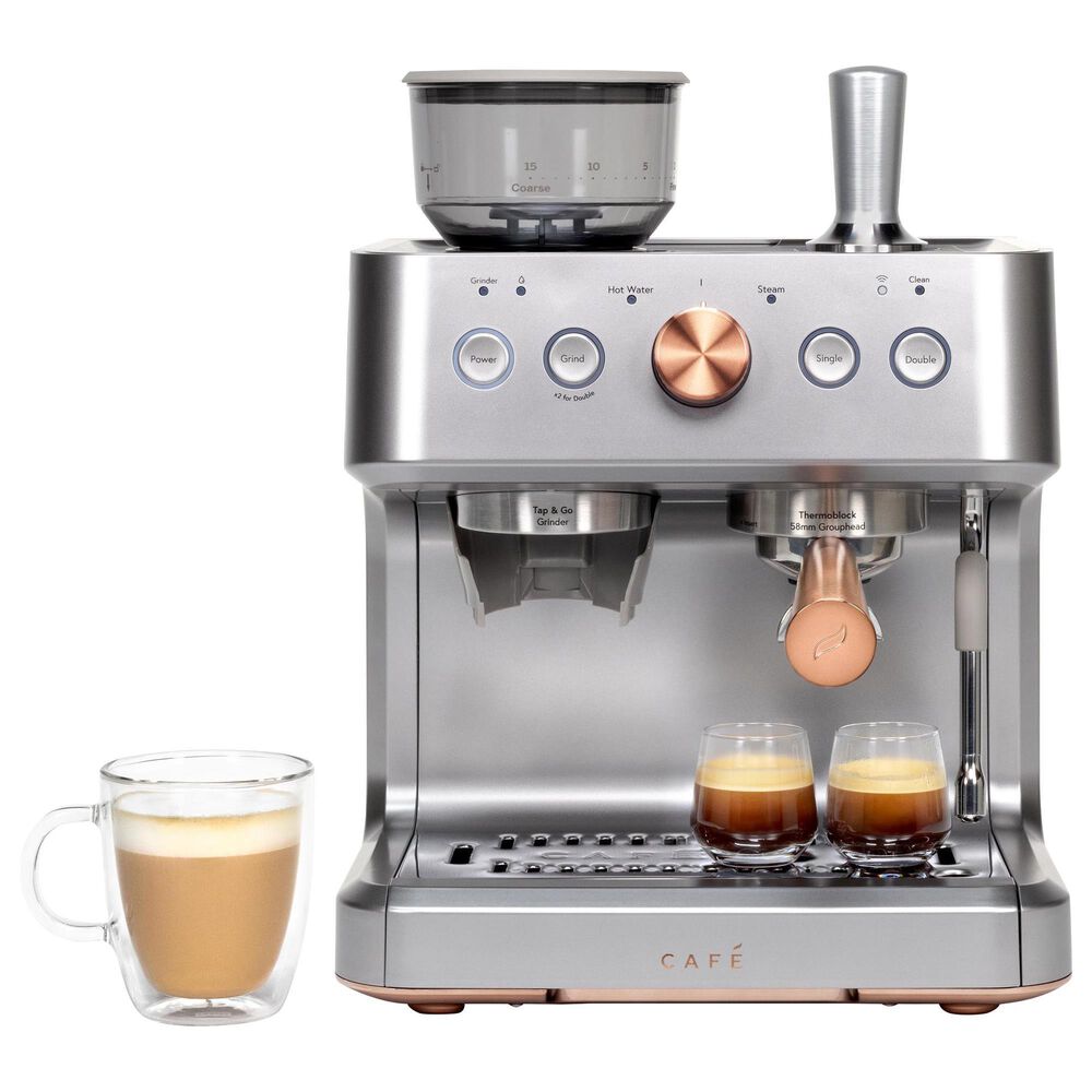Cafe 2.8 L Bellissimo Espresso Machine in Stainless Steel, , large
