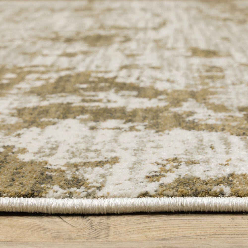 Oriental Weavers Venice Trento 2&#39;3&quot; x 7&#39;6&quot; Beige and Gold Runner, , large