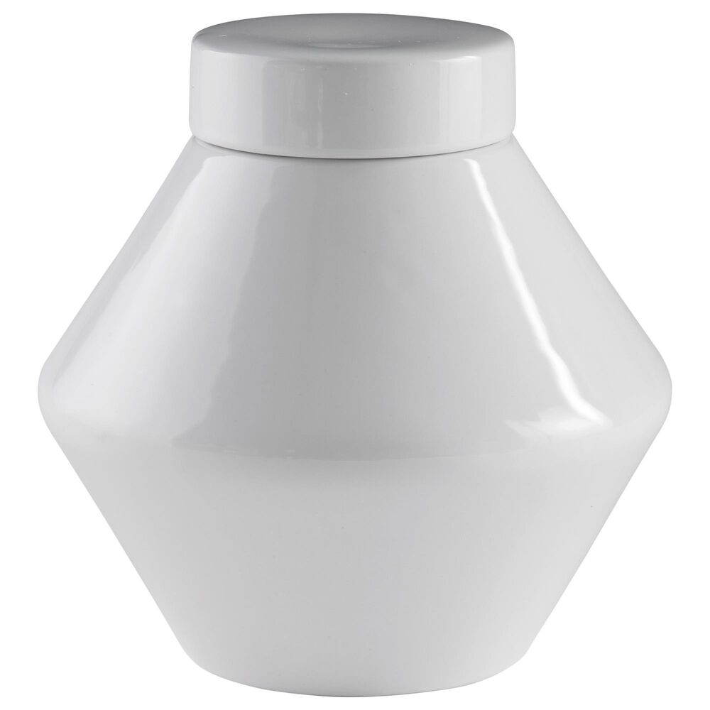 Ashley Domina Large Jar in White, , large