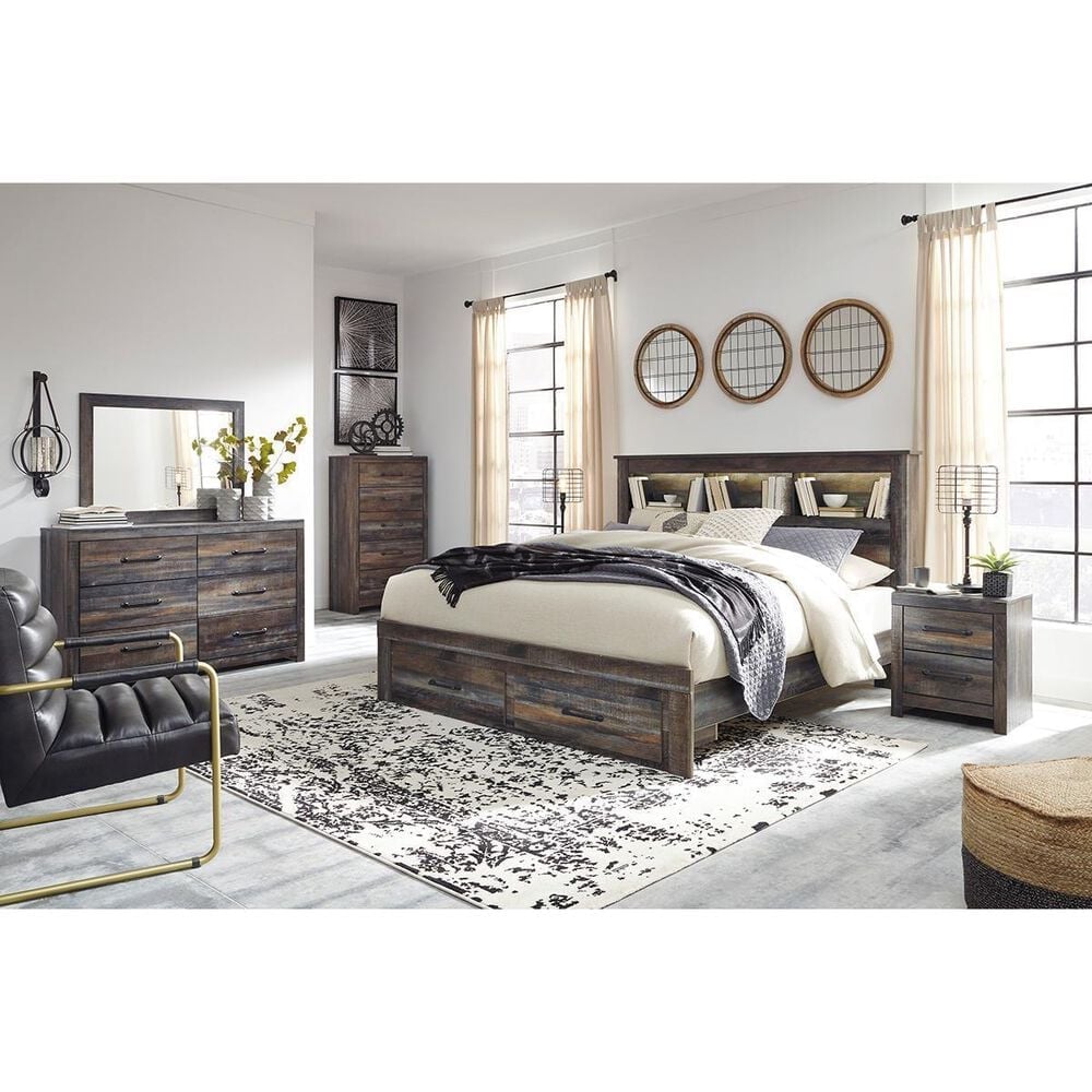 Ashley Drystan Youth Mirror in Brown Rustic, , large