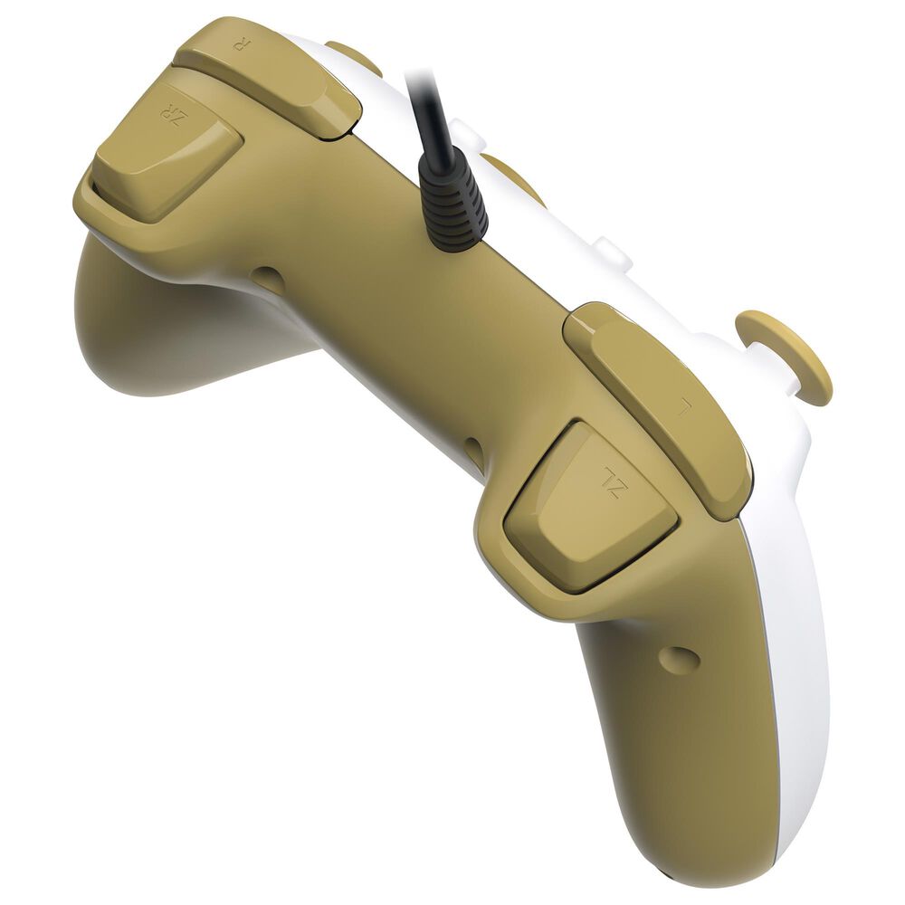 Hori Horipad Turbo Wired Zelda Controller in White - Nintendo Switch, , large
