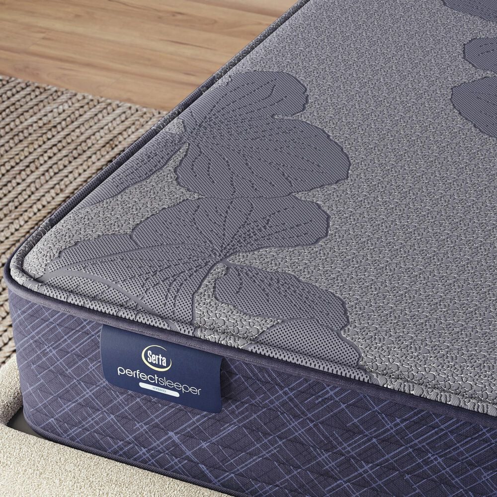 Serta Perfect Sleeper Hybrid Sawgrass Medium King Mattress with Low Profile Box Spring, , large