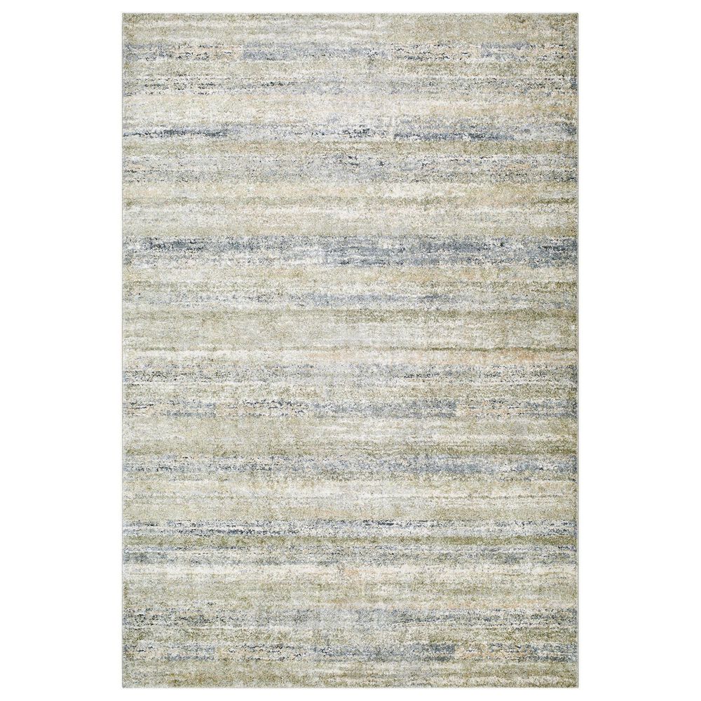 Surya Avellino 2'7" x 7'3" Light Beige, Light Gray, Olive, Light Olive, Tan, Deep Teal and Gray Runner, , large