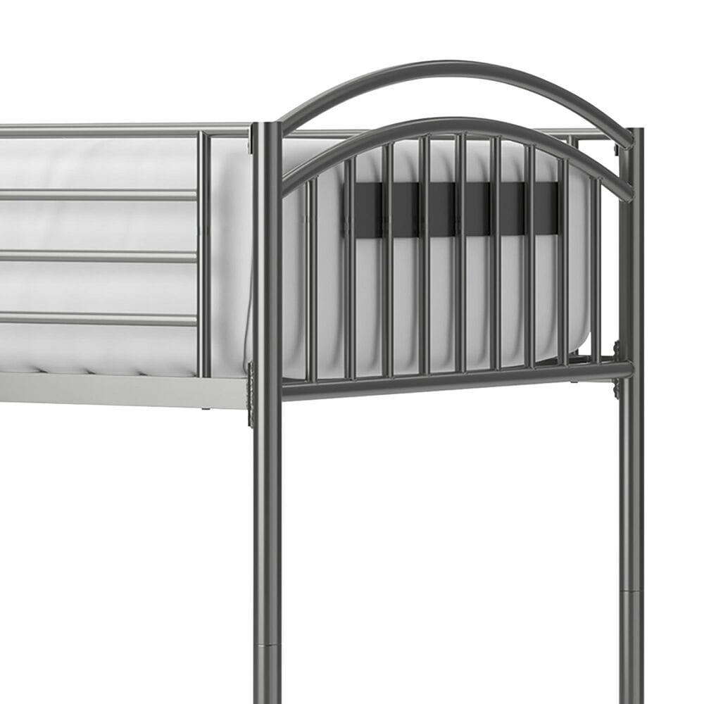 Ashley Lanceburg Twin over Twin Bunk Bed with Ladder in Gray, , large
