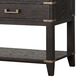 Lexora Home Norwalk 80" Double Bathroom Vanity in Brown Oak with White Carrara Marble Top and Rectangle Sink, , large