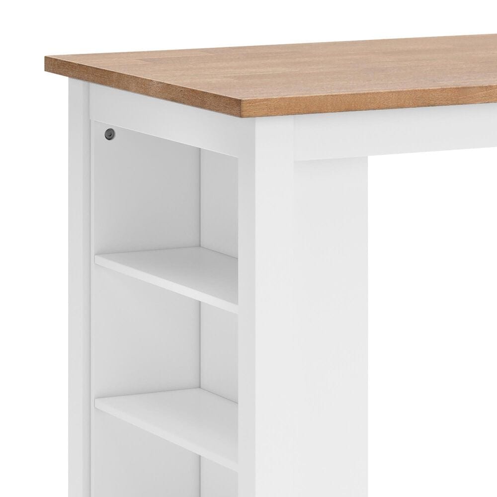 Ashley Gesthaven Counter Height Table in Light Natural and White - Table Only, , large