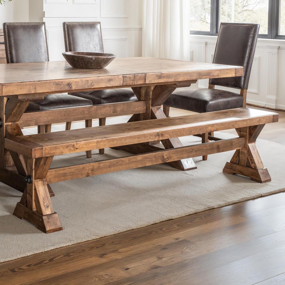 Home Trends &amp; Design Grassroots Aspen 82" Bench in Earth, , large