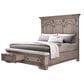 Sasha Lee Queen Storage Bed in Light Taupe, , large