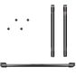 Cafe Handle and Knob Kit for Double Wall Oven in Brushed Black, , large