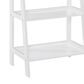 Linon Home Decor Acadia 5-Shelf Ladder Bookcase in White, , large