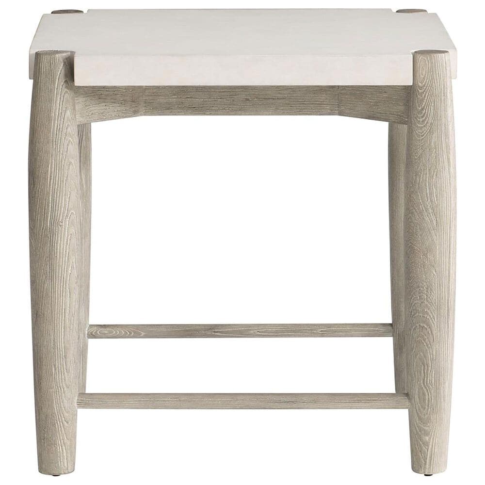 Bernhardt Ashbrook Side Table in Weathered Greige and Vellum, , large