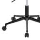 Lumisource Margarite Task Chair with White Faux Leather Cushion in Black, , large