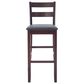 Linon Home Decor Torino Soho Bar Stool in Merlot, , large
