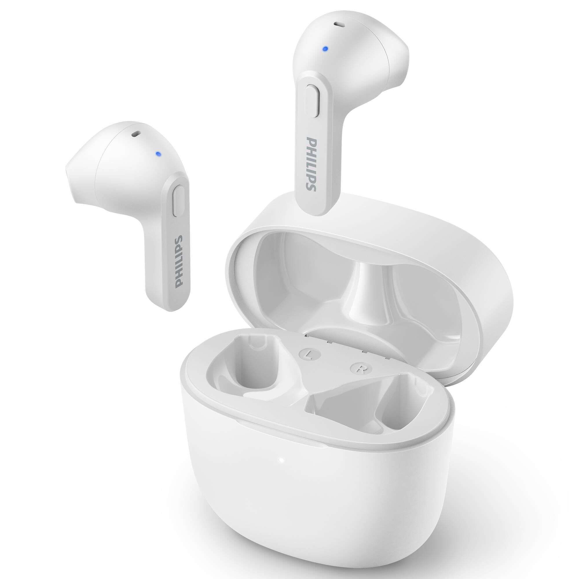 Philips white upbeat true wireless earphones cheap