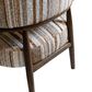 Furniture of America Premier Accent Chair in Malted Linen Stripe, , large