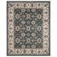 Safavieh Lyndhurst LNH332 8" x 10" Teal and Cream Area Rug, , large