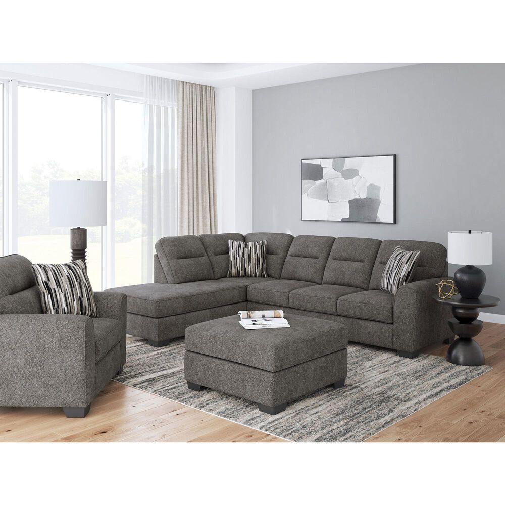 Ashley Olten Oversized Accent Ottoman in Graphite, , large