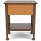 Riverside Furniture Calhoun 1-Drawer Nightstand in Whiskey Oak with USB Ports, , large