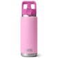 YETI Rambler 26 Oz Water Bottle with Color-Blocked Straw Cap in Power Pink and Wildflower, , large