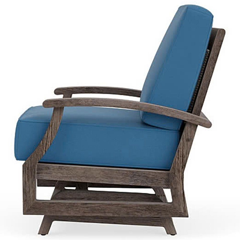 Lloyd Flanders Frontier Outdoor Spring Rocker Lounge Chair in Bamboo Bay Sky, , large