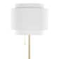 Grandview Gallery Tier Floor Lamp in Gold, , large