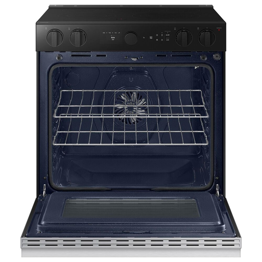 Samsung Bespoke Bespoke 6.3 Cu. Ft. Smart Slide-In Electric Range with Air Sous Vide and Air Fry in Stainless Steel, , large