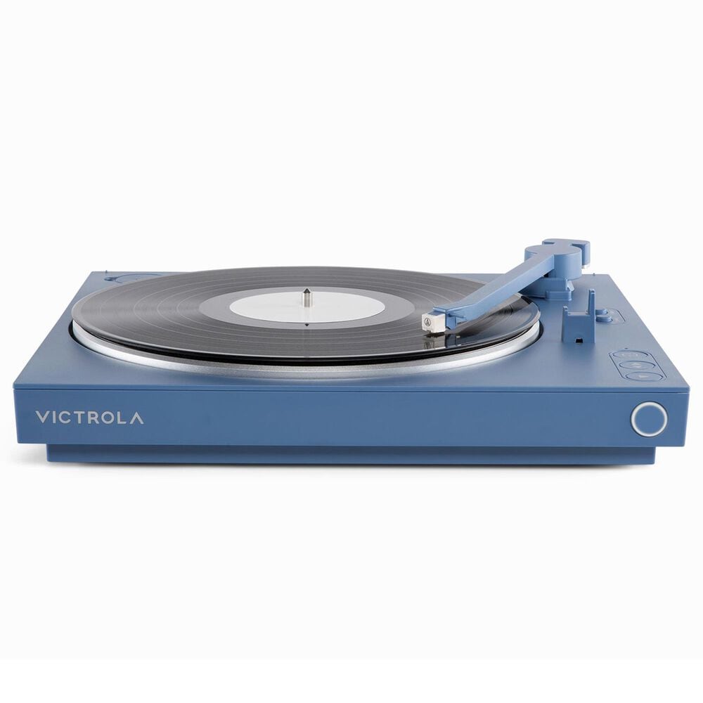 Victrola 2-Speed Automatic Turntable with Bluetooth in Blue, , large