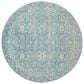 Safavieh Evoke EVK270D-5R 5"1" Round Light Blue/Ivory Area Rug, , large