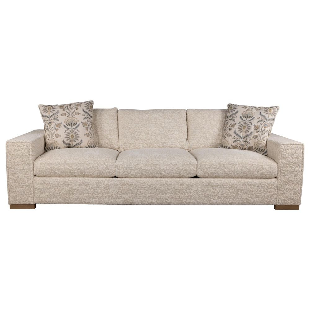 Massoud Furniture Stationary Sofa in Lana Vanilla, , large