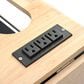 HOMLUX Kitchen Island with Power Outlet and Drop Leaf in Black, , large