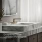 Kohler Composed Widespread Bathroom Sink Faucet with Cross handles in Vibrant Brushed Bronze, , large