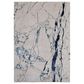 Feizy Indio 3"11" x 6" Ivory and Blue Area Rug, , large