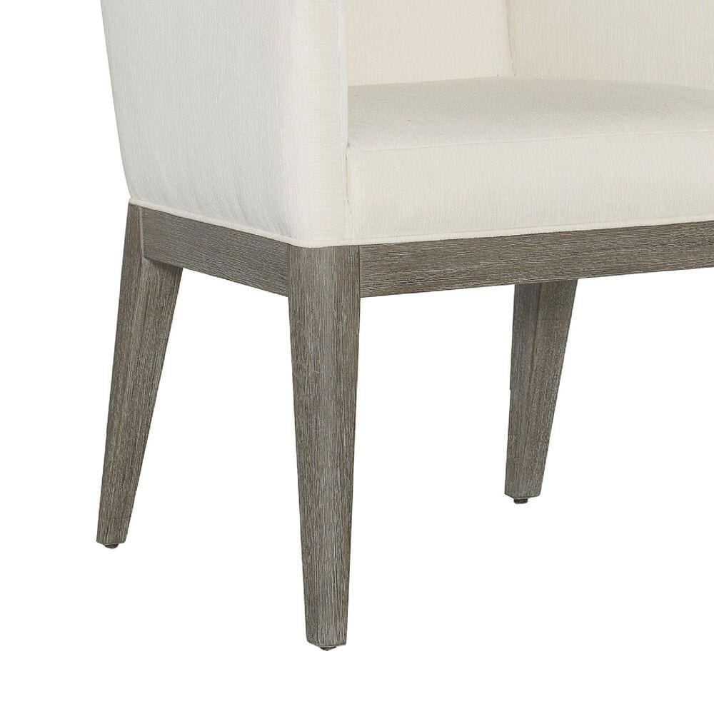 Hooker Furniture Modern Mood Arm Chair with Beige Cushion in Earthy Brown, , large