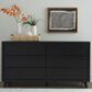 Ashley Danziar 6-Drawer Dresser in Matte Black, , large